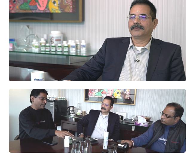 Pine Labs Merchants Success Stories : Amway - CEO - KV Hariharan