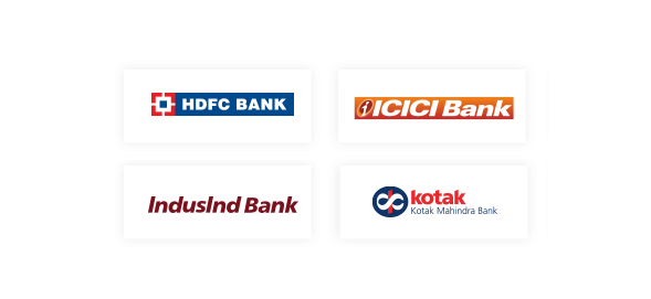 HDFC, ICICI, AXIS, BANK OF BARODA, SBI, KOTAK, INDUSIND, FEDERAL, IDFC Debit Card EMI